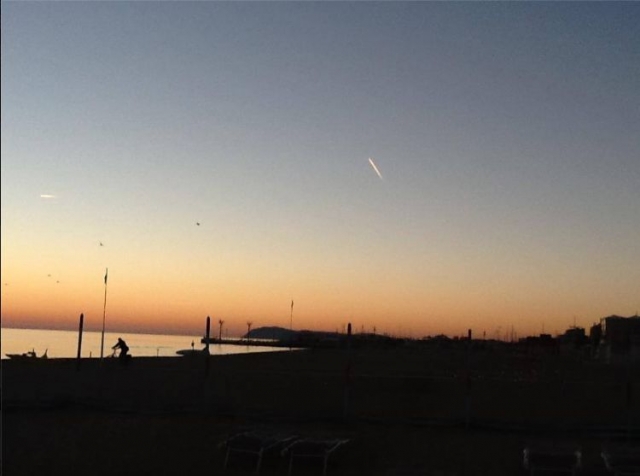 Vista sulla spiaggia